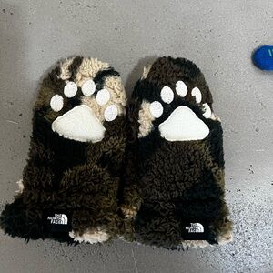 Northface baby bear mittens
